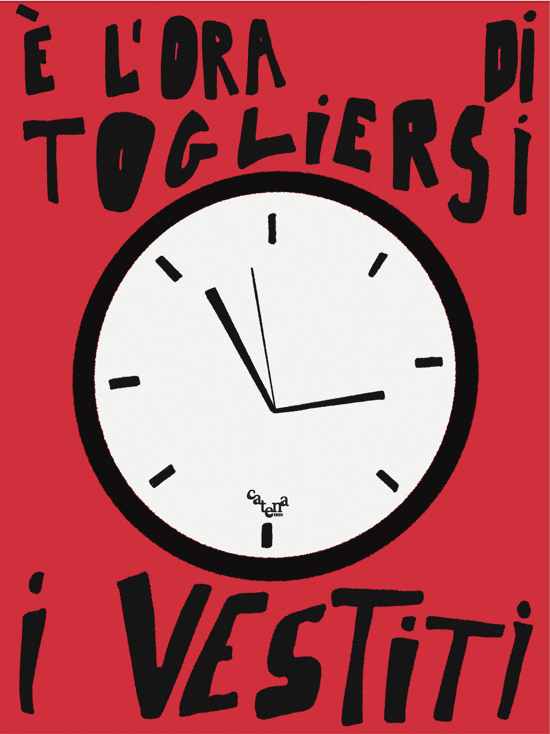 POSTER - è l'ora di togliersi i vestiti