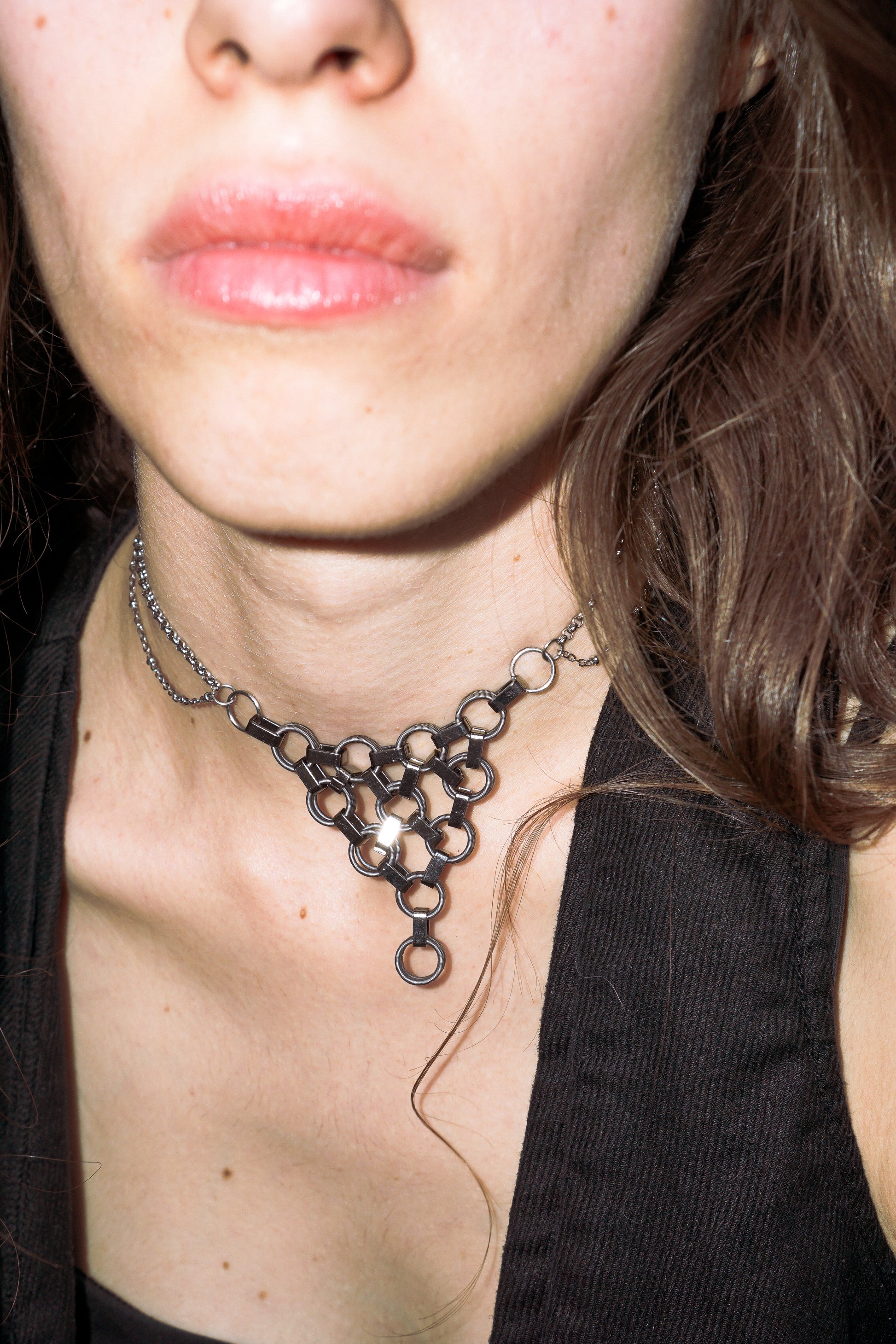 MELANIE ~ Tennis Choker girocollo in ACCIAIO INOSSIDABILE con cubic zi MELANIE ~ Tennis Choker girocollo in ACCIAIO INOSSIDABILE con cubic zi