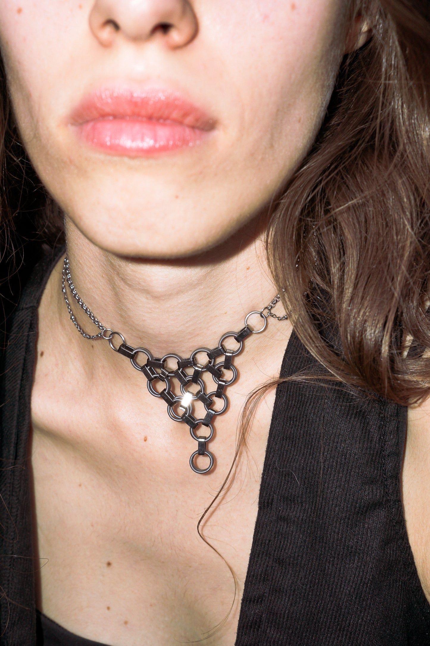 Leah - Choker in acciaio inossidabile